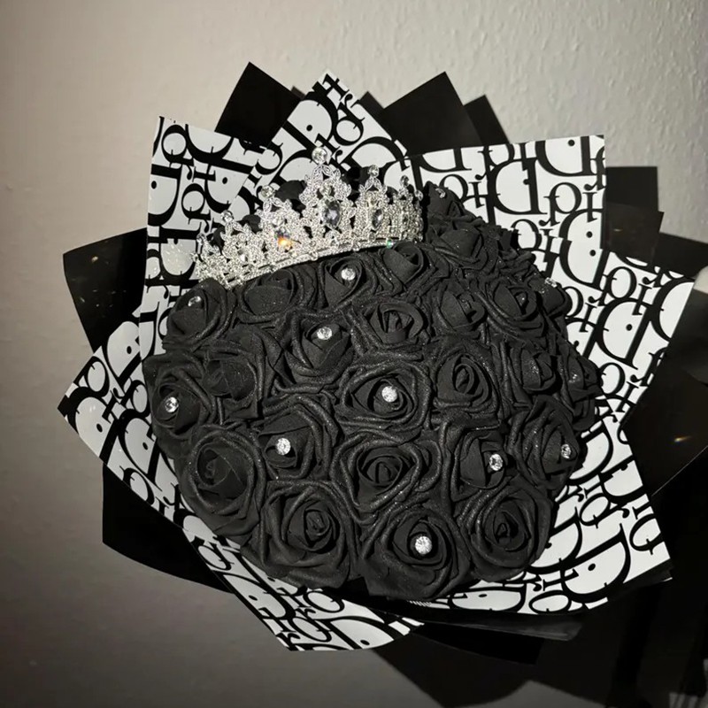 Glitter Eternal Rose Bouquet Valentine's Day, Birthday, Mother's Day or Grandmother's day