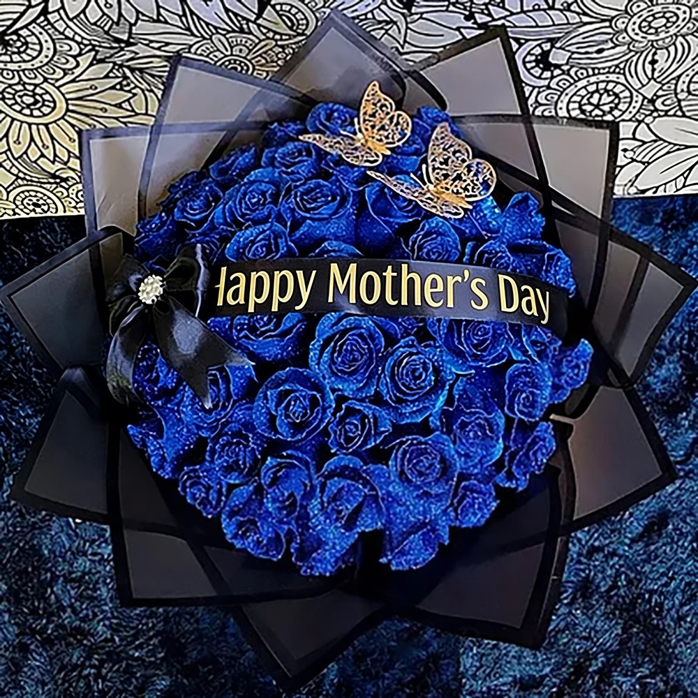 Glitter Eternal Rose Bouquet Valentine's Day, Birthday, Mother's Day or Grandmother's day