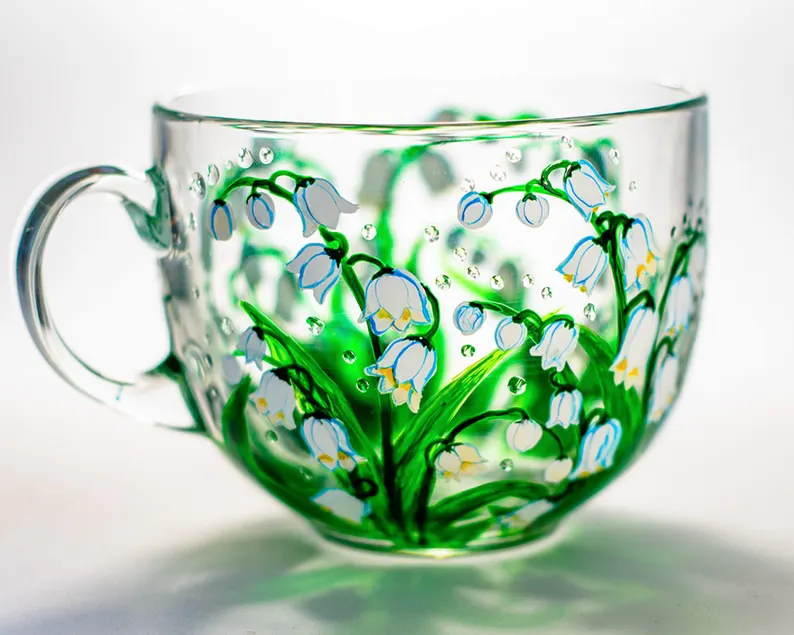 Custom Birth Flower Mug Ideal Gifts for Mom or Grandma for Mother's Day