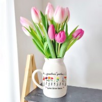 Custom Grandma's Garden Vase With Grandkids Names Birth Month Flower Vase