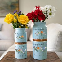 Custom Mom and Grandma Two Generation Garden Vase Birth Flower Plant Vase With Names Mother's Day Gifts Heartful Gift for Mom Grandma