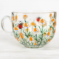 Custom Birth Flower Mug Ideal Gifts for Mom or Grandma for Mother's Day