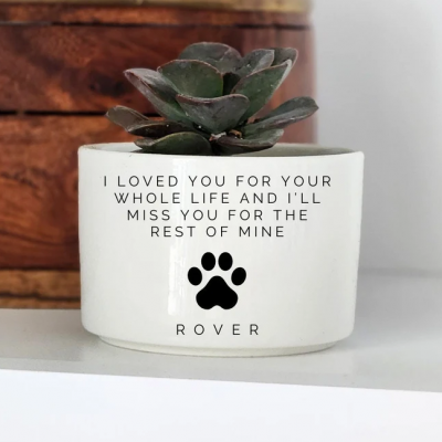Personalized Mini Succulent Plant Pot