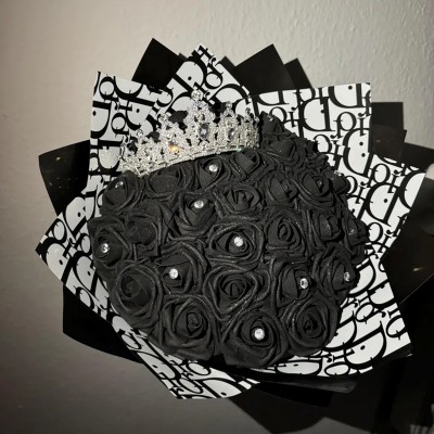 Glitter Eternal Rose Bouquet Valentine's Day, Birthday, Mother's Day or Grandmother's day