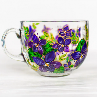 Custom Birth Flower Mug Ideal Gifts for Mom or Grandma for Mother's Day