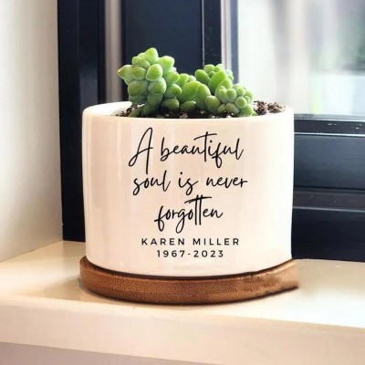 Personalized Mini Succulent Plant Pot